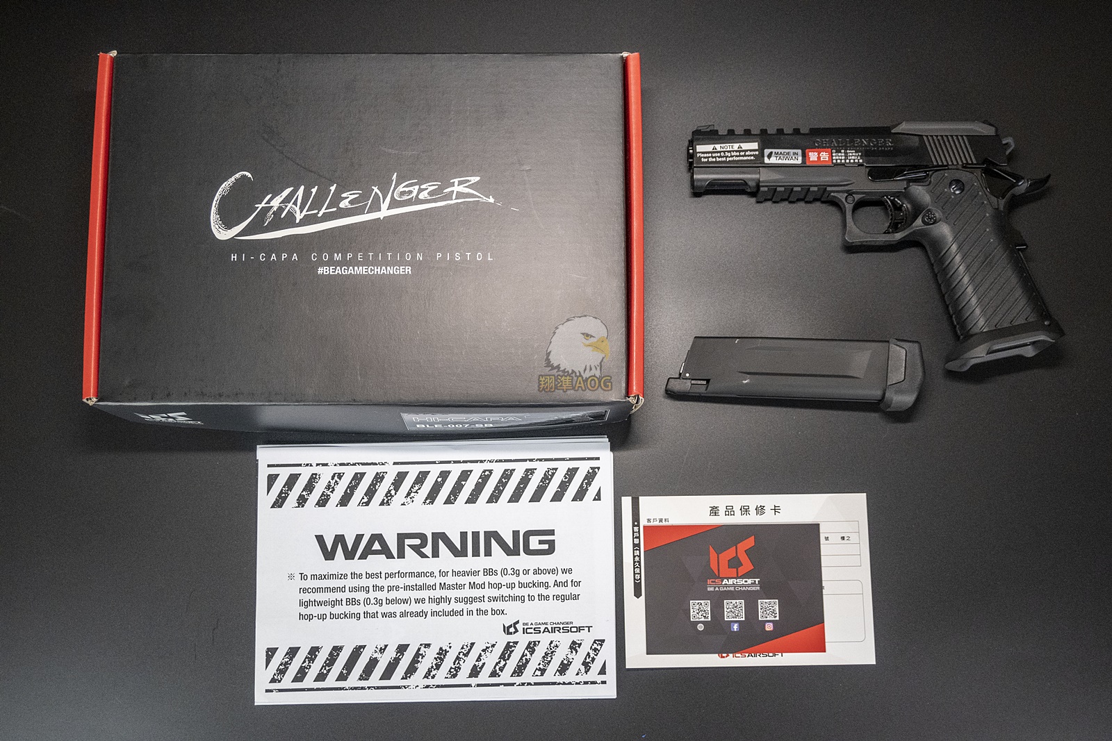 ICS后座力瓦斯手枪-HI CAPA CHALLENGER(黑)瓦斯枪-生存游戏瓦斯枪图2