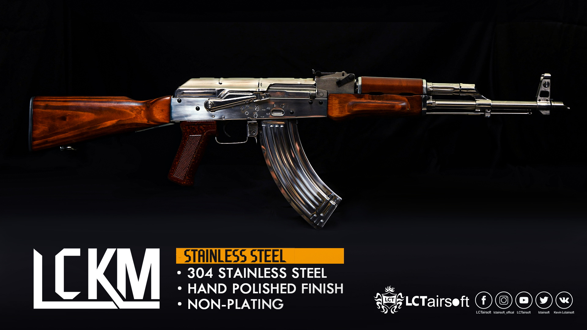 LCT LCKM AKM不锈钢制电动枪-Stainless SteelAEG电动枪图1