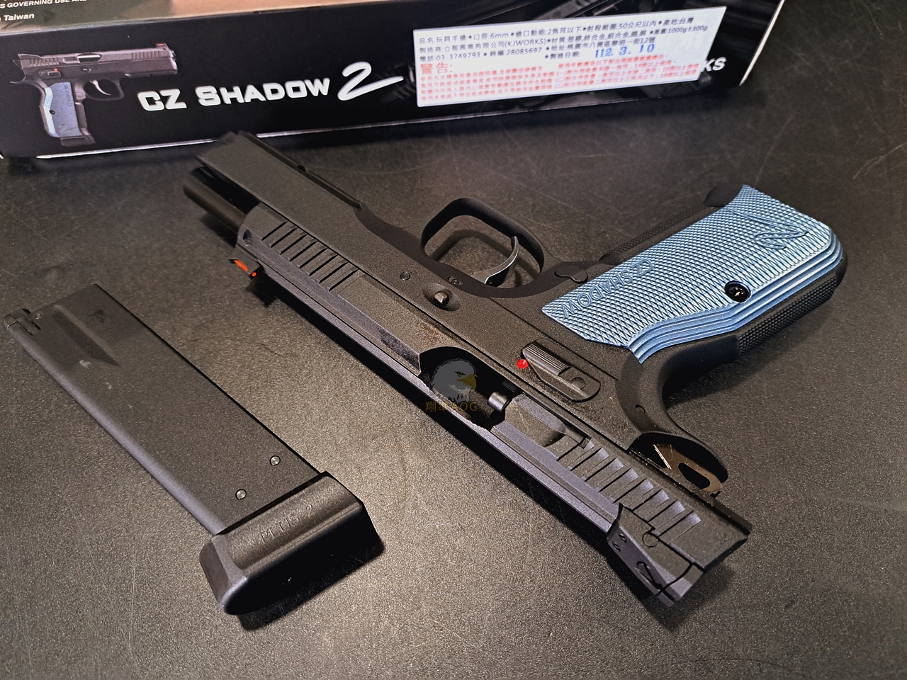 KJ瓦斯手枪-KP-15 CZ SHADOW GBB瓦斯枪-后座力瓦斯手枪图3