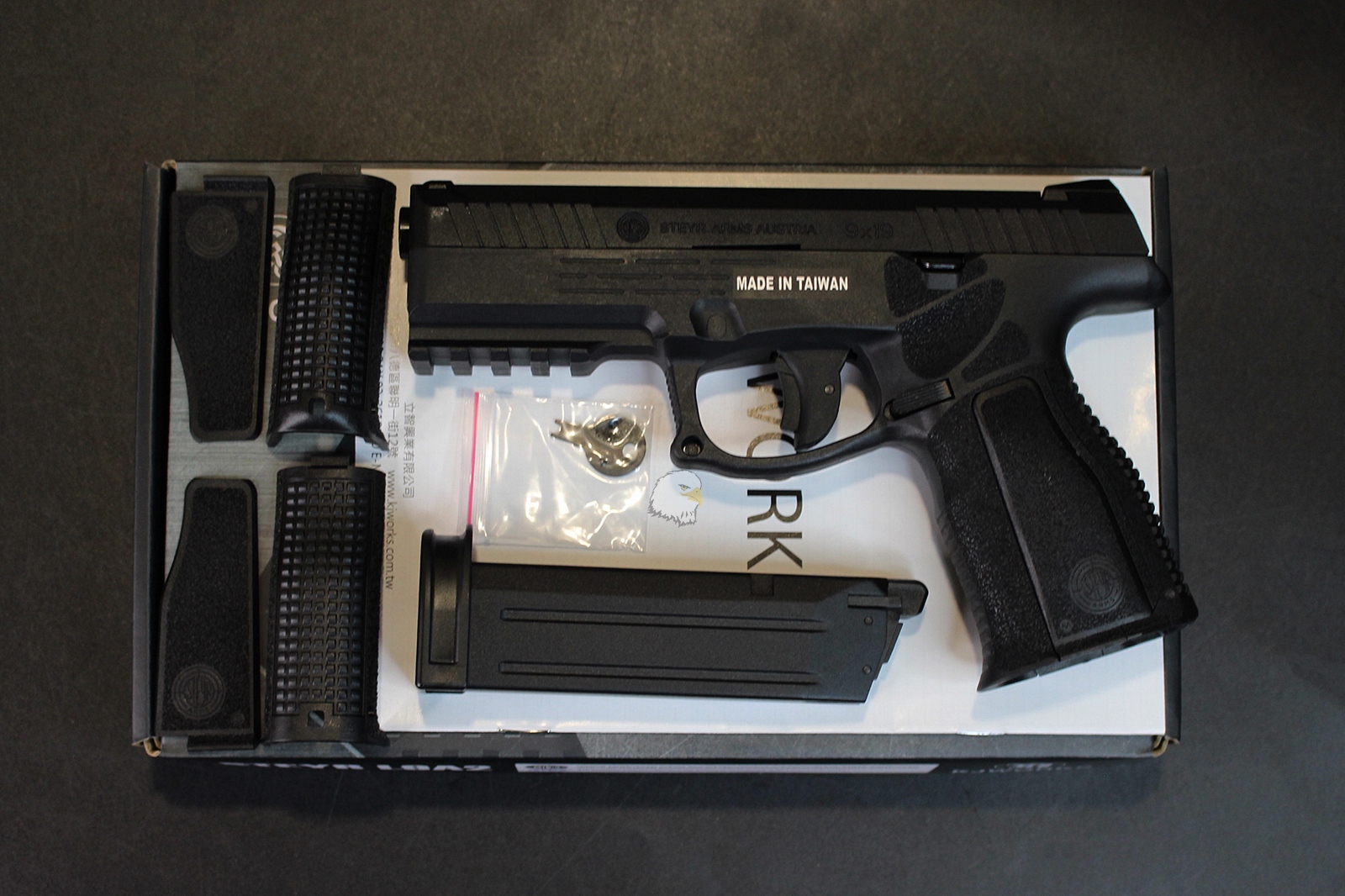 KJ ASG STEYR L9A2瓦斯手枪-生存游戏瓦斯枪图1