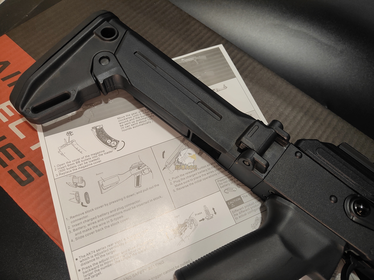 CYMA折托电动步枪-AK M-TYPE AEG-MAGPUL电动枪-AK47玩具枪图11