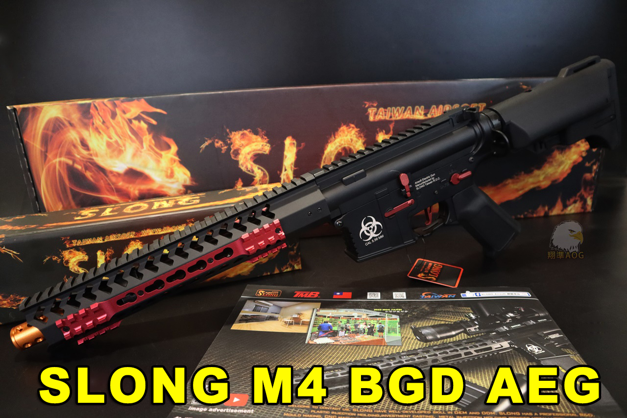 SLONG神龙金属电动枪-M4 BGD 限量版电动枪-AEG金属电动枪图1