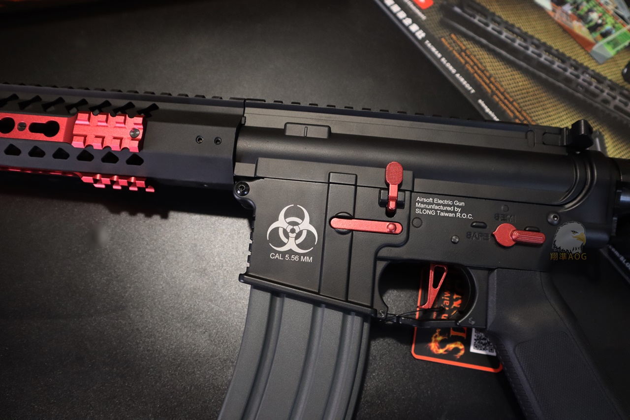 SLONG神龙金属电动枪-M4 BGD 限量版电动枪-AEG金属电动枪图9