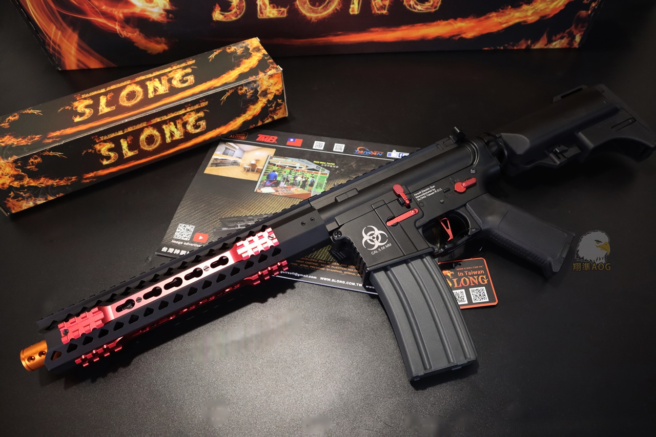 SLONG神龙金属电动枪-M4 BGD 限量版电动枪-AEG金属电动枪图2