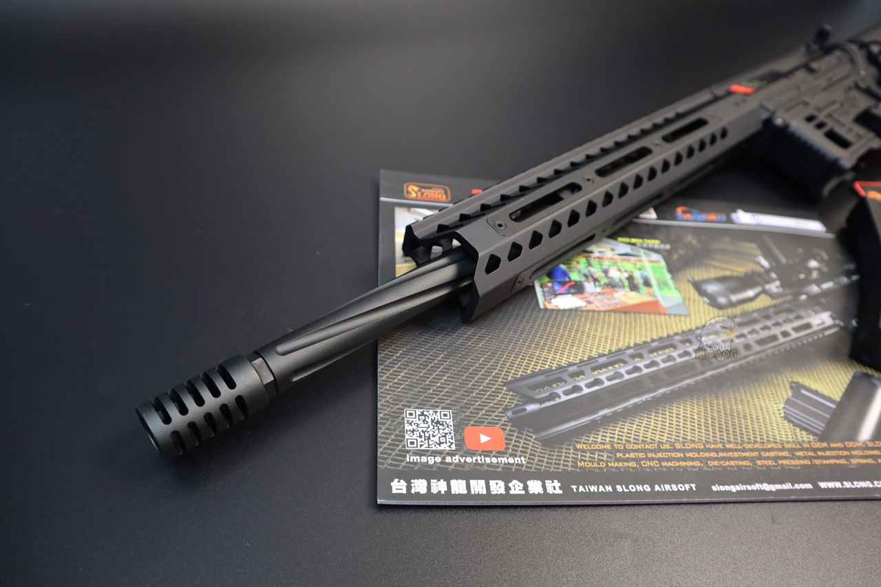 SLONG神龙电动枪-MK8 9.3 M-LOK M4电动枪-伸缩托长枪图3
