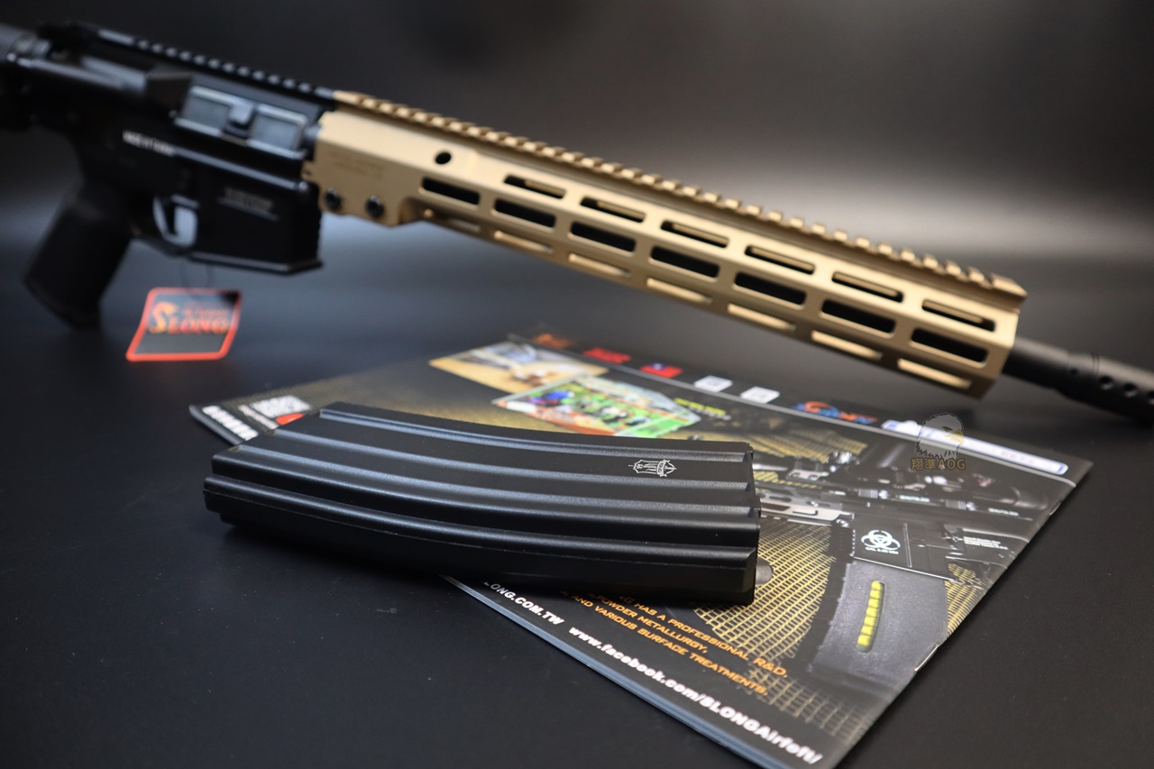 SLONG神龙电动枪-MK14 13.5 M-LOK M4电动枪-伸缩托电动长枪图9