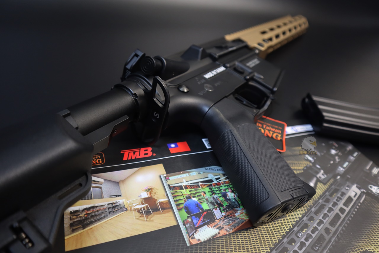 SLONG神龙电动枪-MK14 13.5 M-LOK M4电动枪-伸缩托电动长枪图11