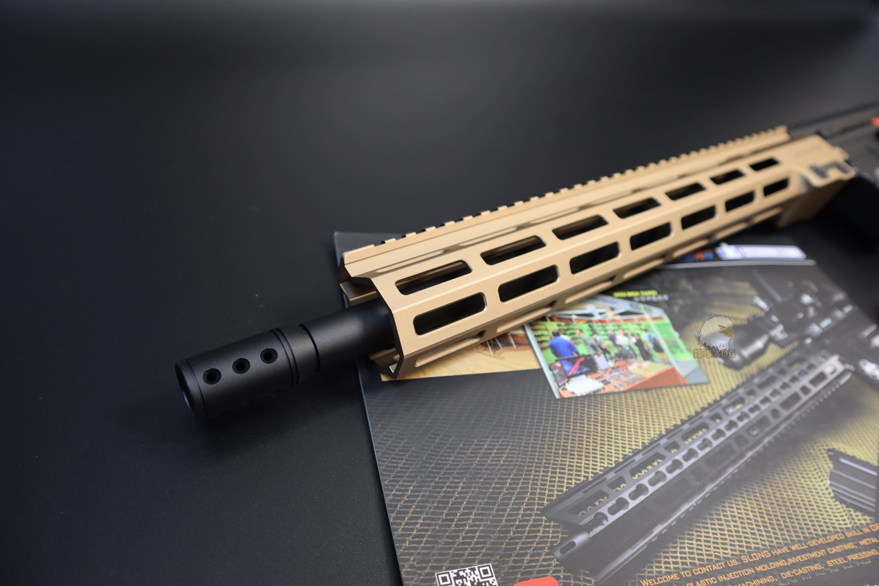 SLONG神龙电动枪-MK14 13.5 M-LOK M4电动枪-伸缩托电动长枪图3