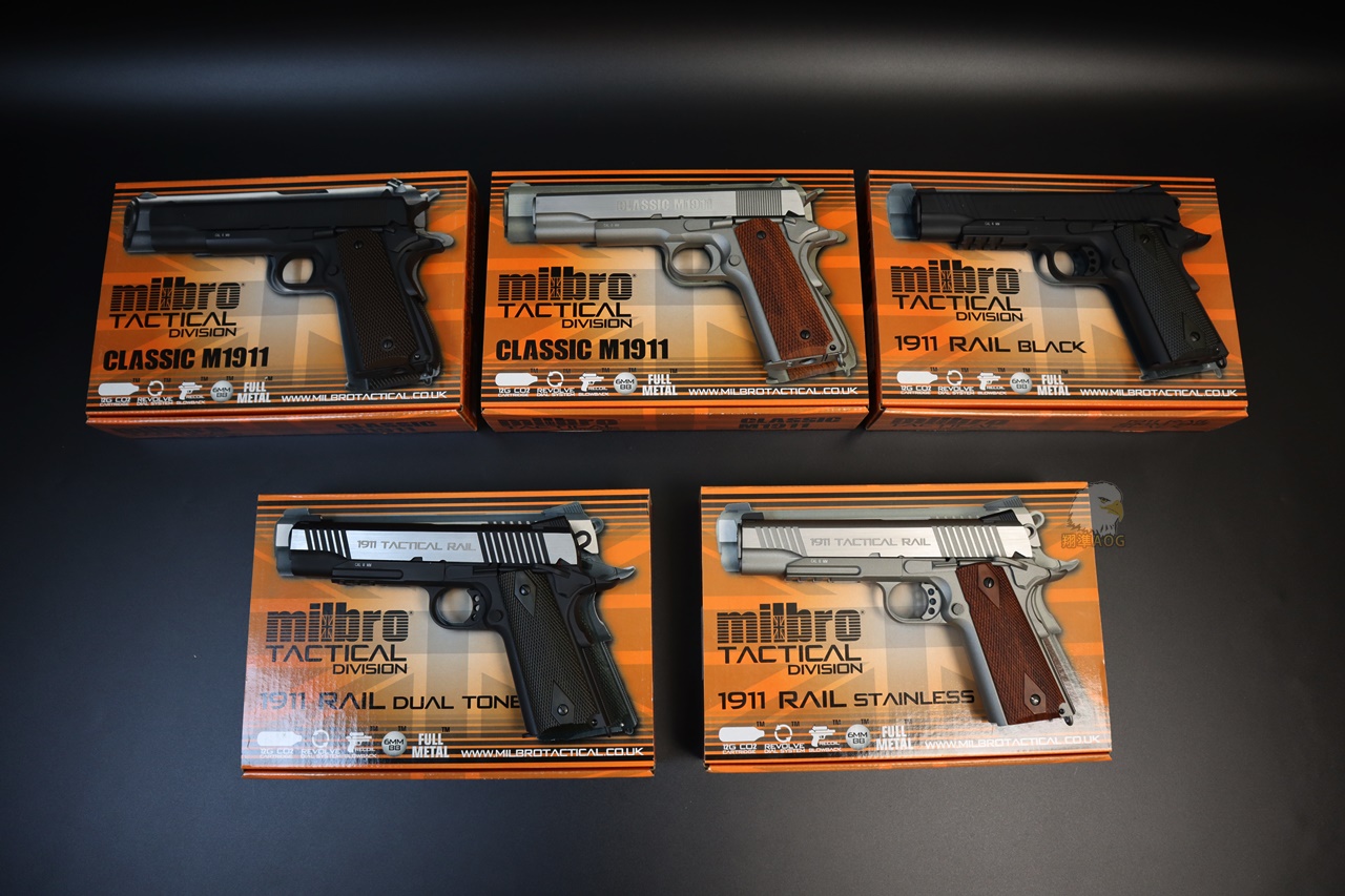 KWC MILBRO 1911黑CO2手枪-1911全金属小钢瓶手枪图7