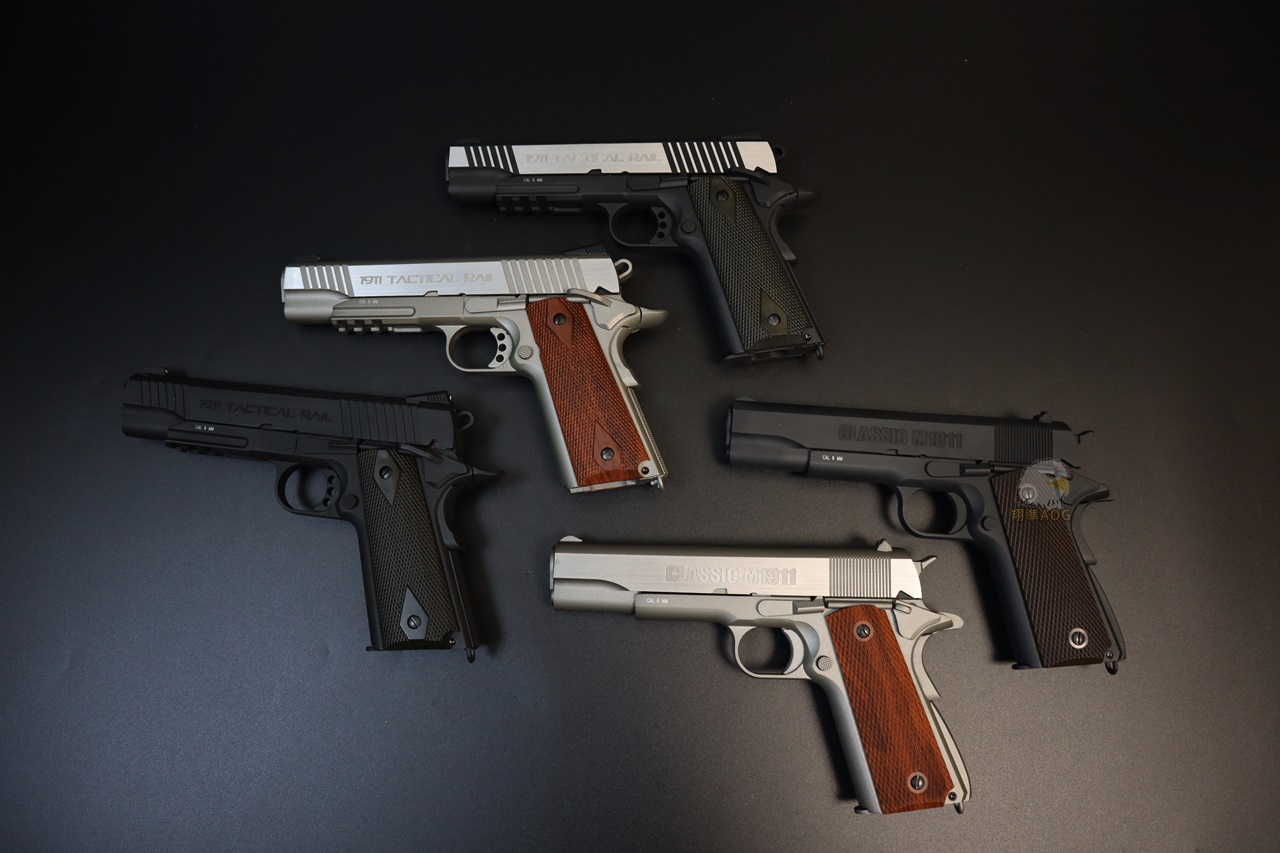 KWC MILBRO 1911黑CO2手枪-1911全金属小钢瓶手枪图9
