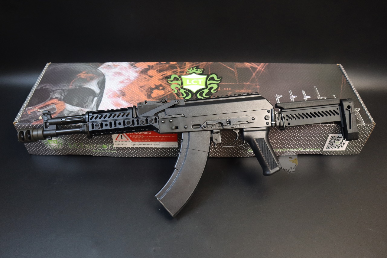 LCT AK-104 AEG电动枪-Sport钢制折叠后托电动枪图3