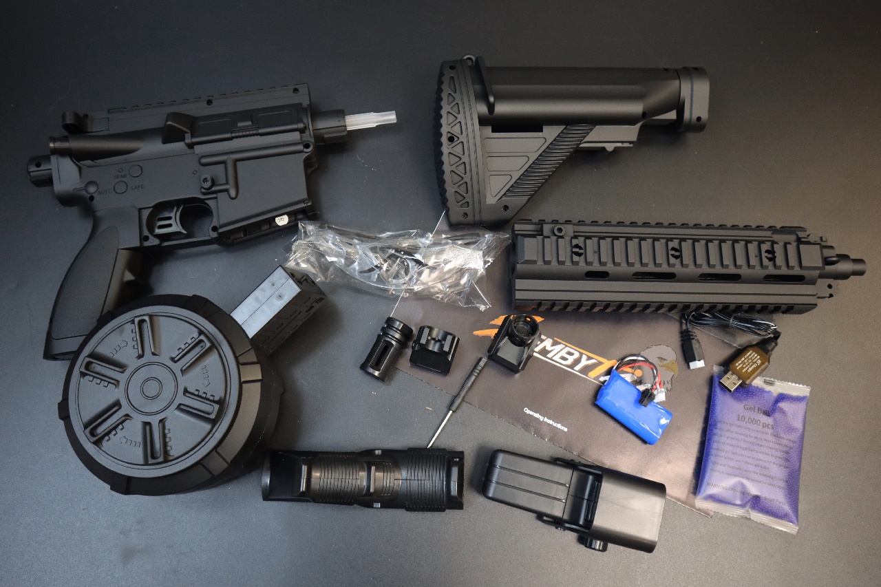 M4弹鼓版水弹枪-M416电动水弹枪-G50DZJB玩具水弹步枪图4