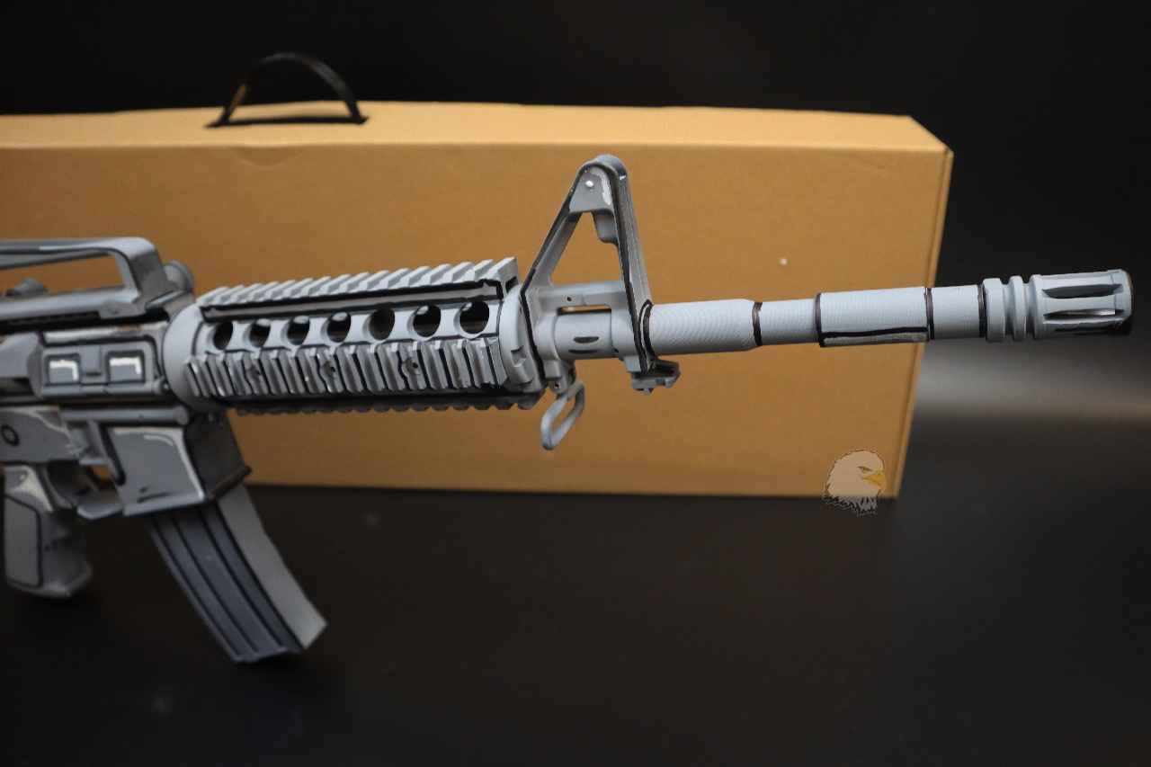 M4 RIS 2D动漫版BB枪-IGUN电动枪-M16AR18HK416电动步枪图8