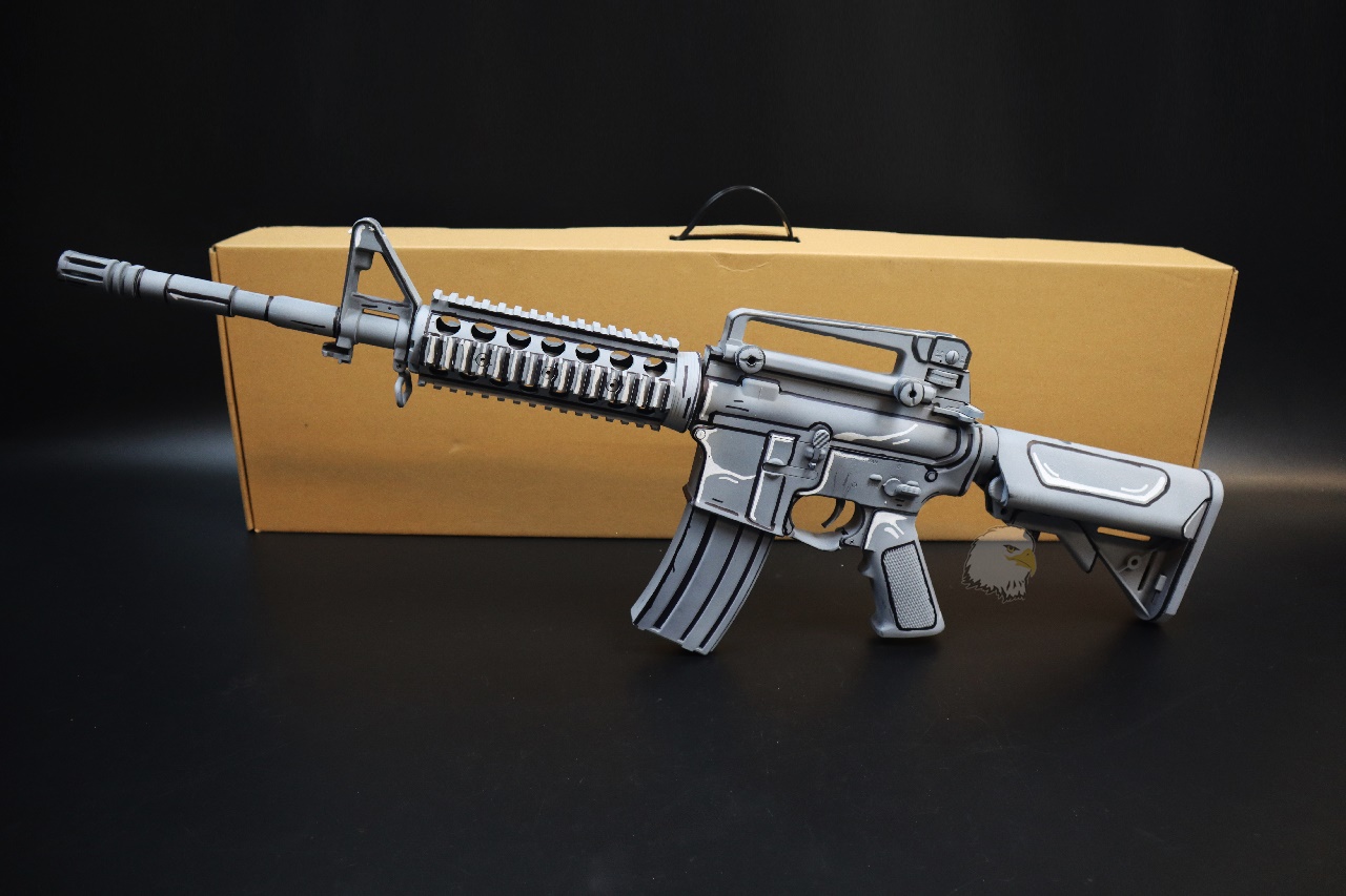 M4 RIS 2D动漫版BB枪-IGUN电动枪-M16AR18HK416电动步枪图3