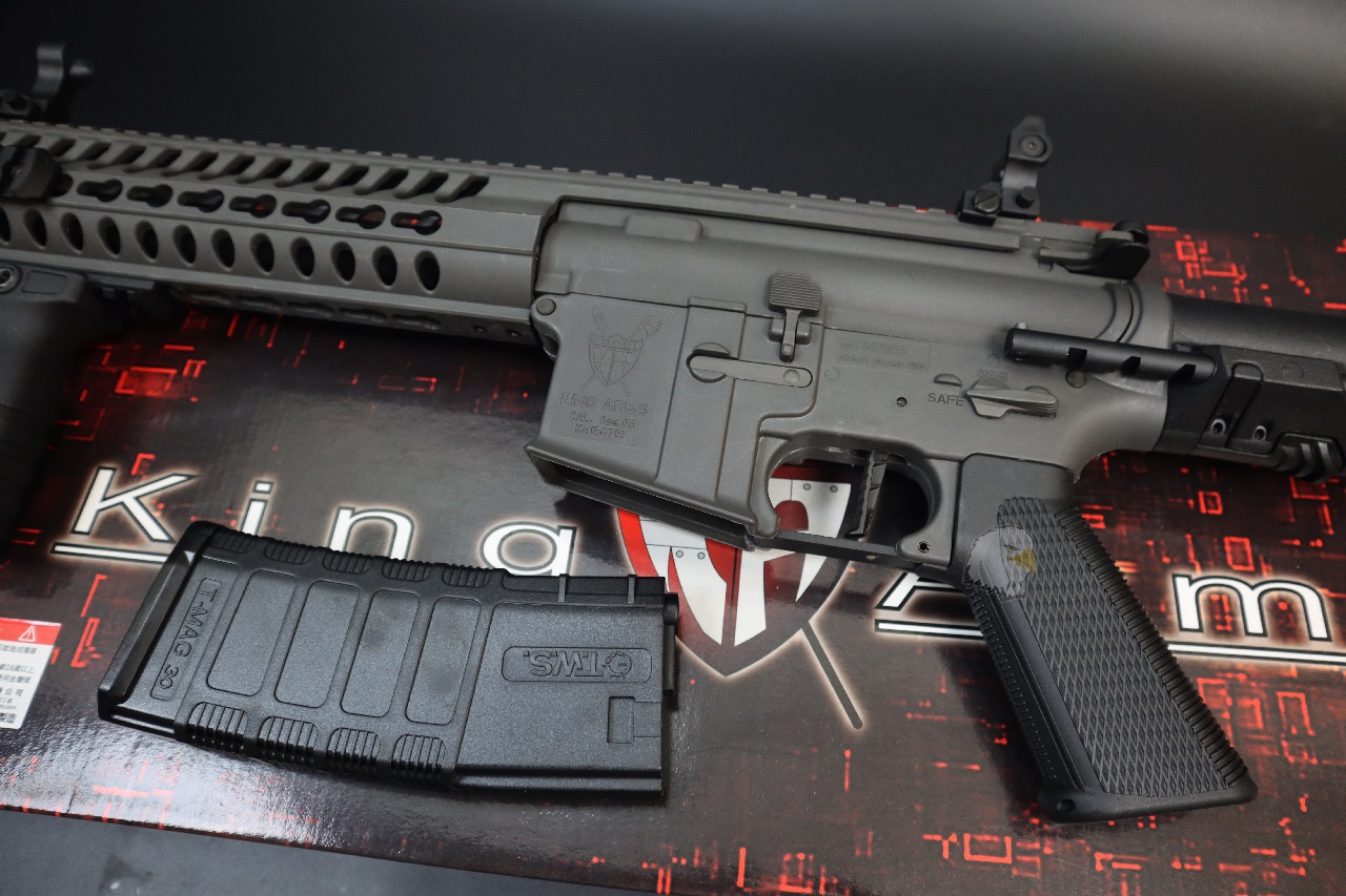 King Arms M4电动步枪-Keymod CQB电动枪-Ultra Grade II(灰)AEG电动枪图5