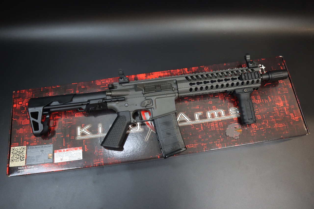 King Arms M4电动步枪-Keymod CQB电动枪-Ultra Grade II(灰)AEG电动枪图8