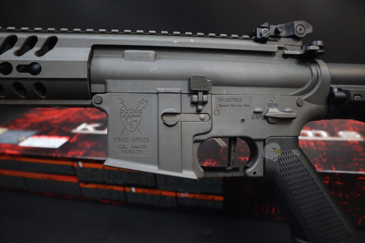King Arms M4电动步枪-Keymod CQB电动枪-Ultra Grade II(灰)AEG电动枪图14