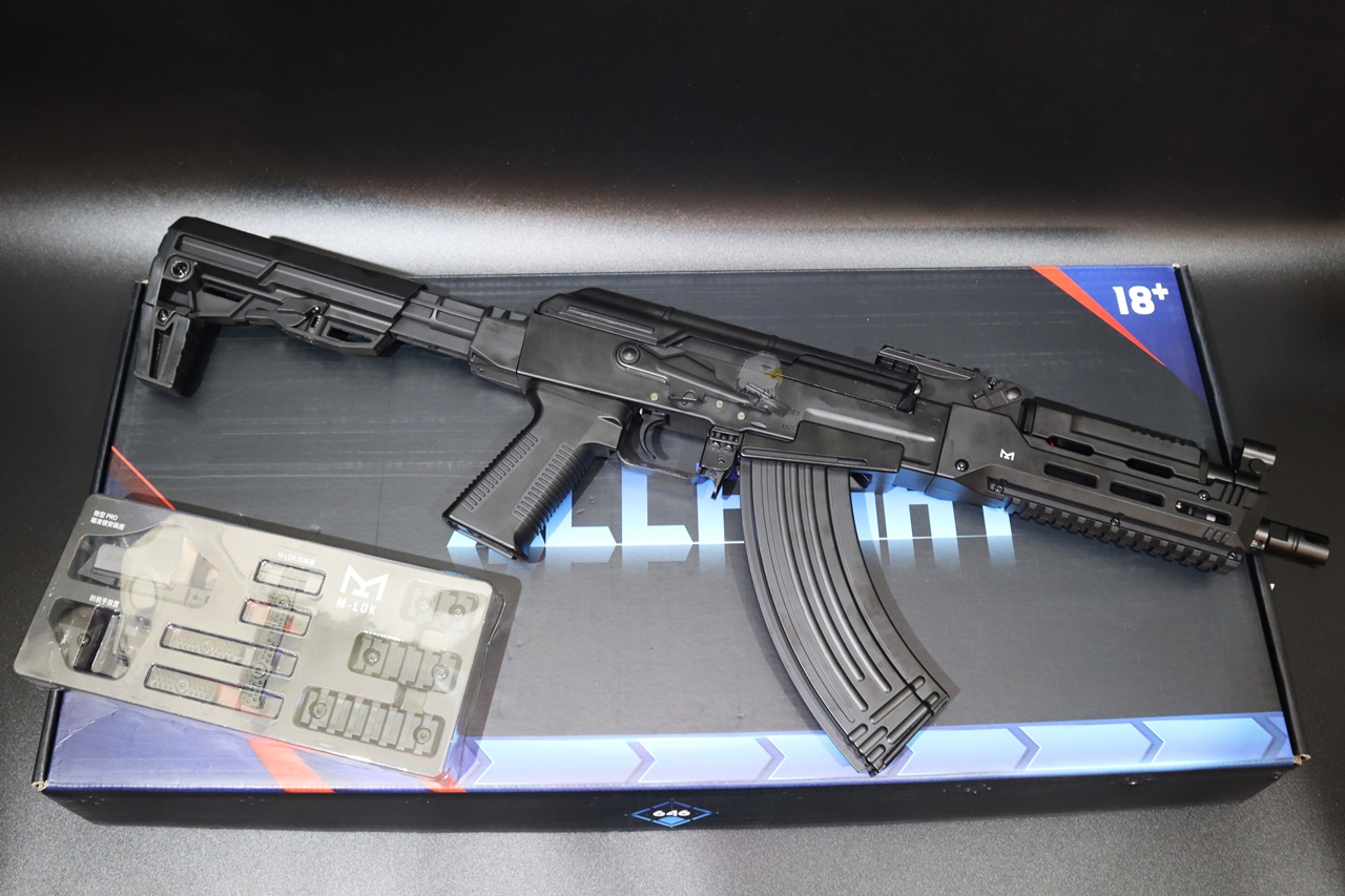 AK电动水弹枪特战版-Ak47/74u突击步枪黑/白风暴图9
