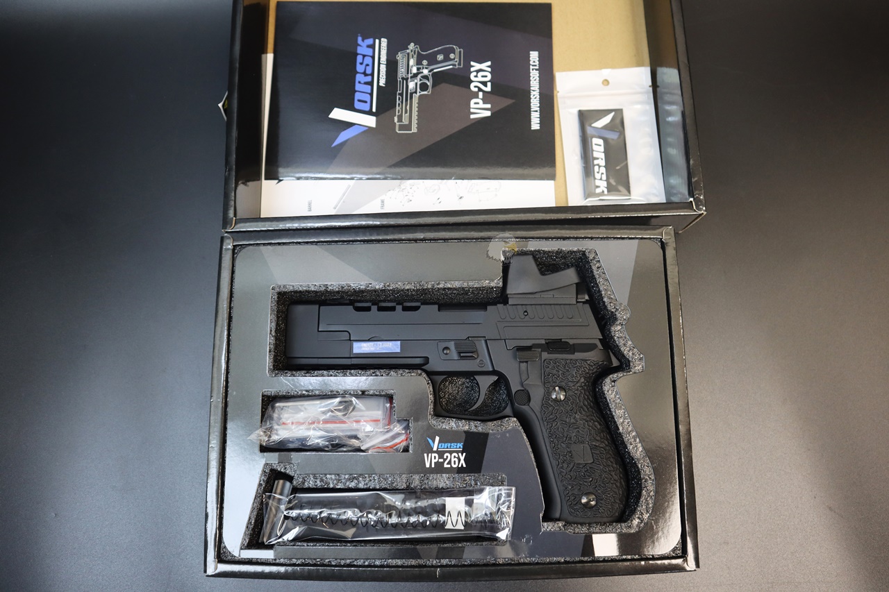 VORSK瓦斯枪-VP26X RDS瞄准镜手枪-Black BDS GBB(黑)瓦斯手枪图2