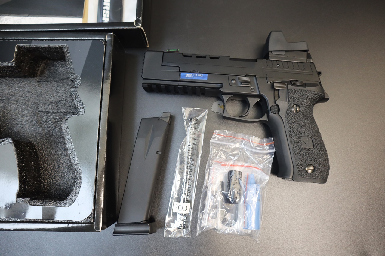 VORSK瓦斯枪-VP26X RDS瞄准镜手枪-Black BDS GBB(黑)瓦斯手枪图3