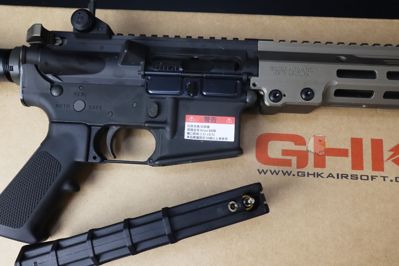 GHK授权刻字瓦斯步枪-COLT M4 MK16 URGI 14.5寸 V3瓦斯枪图13