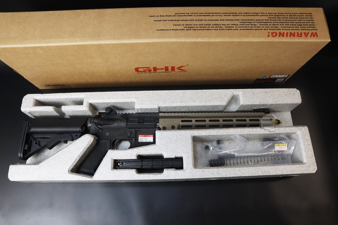 GHK授权刻字瓦斯步枪-COLT M4 MK16 URGI 14.5寸 V3瓦斯枪图2