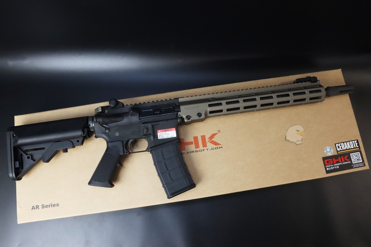 GHK授权刻字瓦斯步枪-COLT M4 MK16 URGI 14.5寸 V3瓦斯枪图5