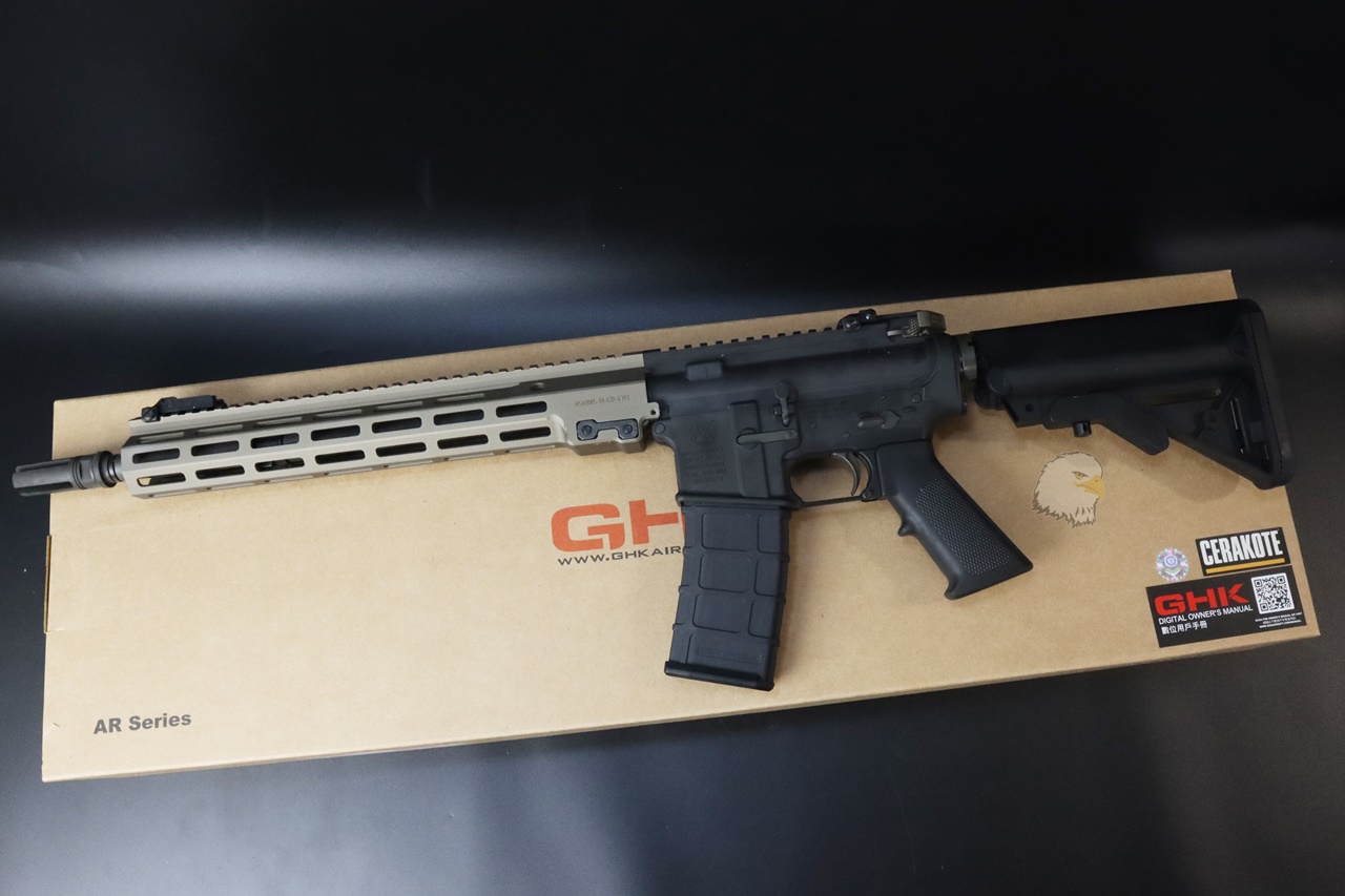 GHK授权刻字瓦斯步枪-COLT M4 MK16 URGI 14.5寸 V3瓦斯枪图6