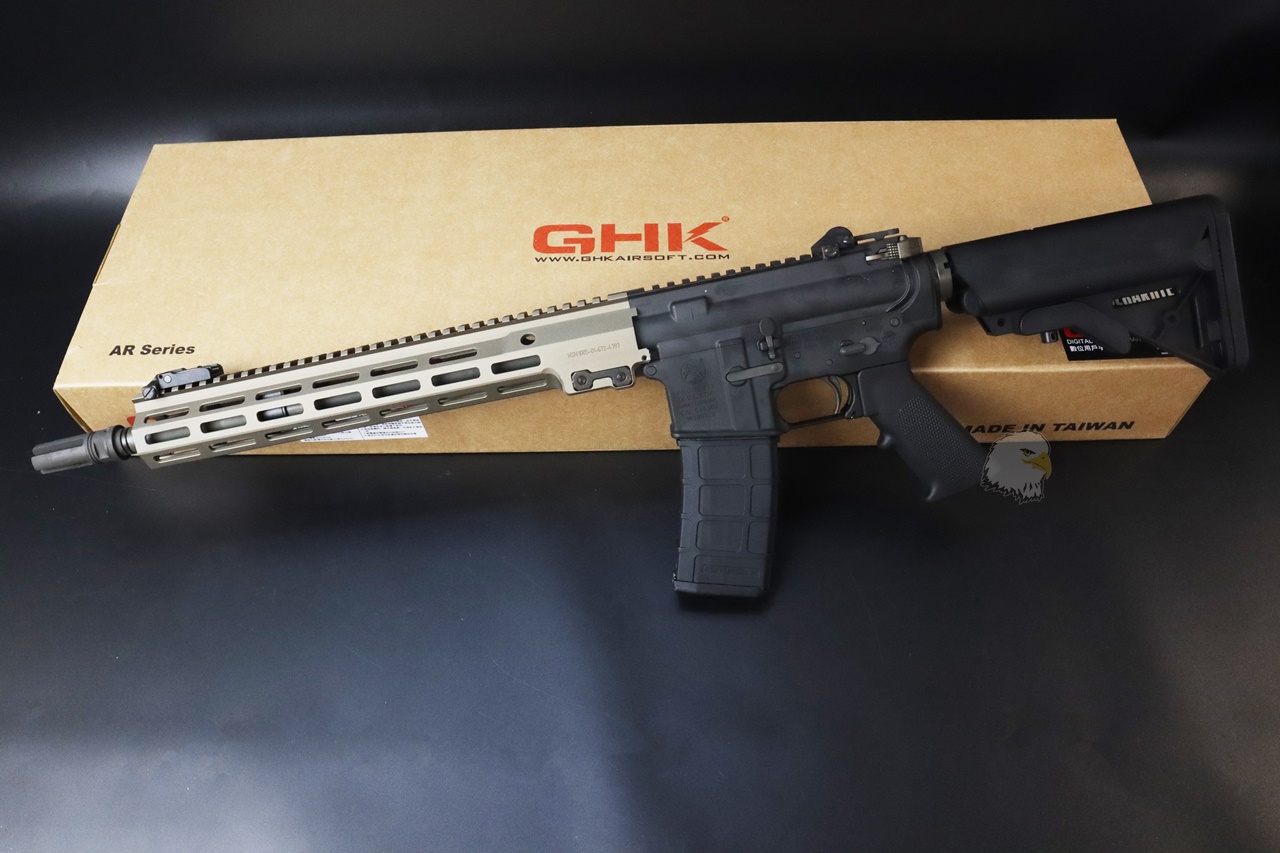 GHK授权刻字瓦斯步枪-COLT M4 MK16 URGI 14.5寸 V3瓦斯枪图7