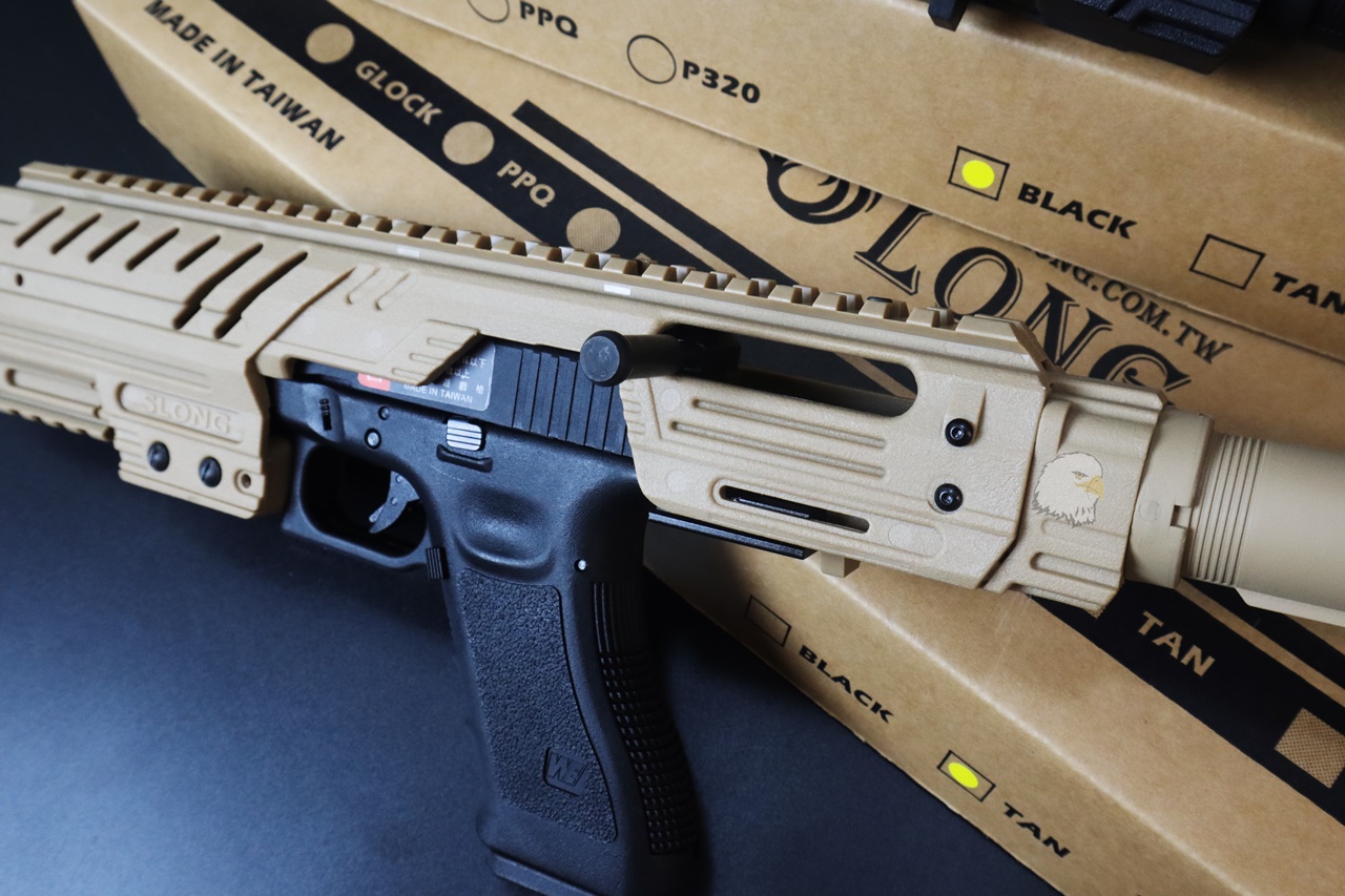 神龙SLONG手枪冲锋组-MPG-GLOCK冲锋枪G17(黑/沙)-SLN00703神龙格拉克全套组图19