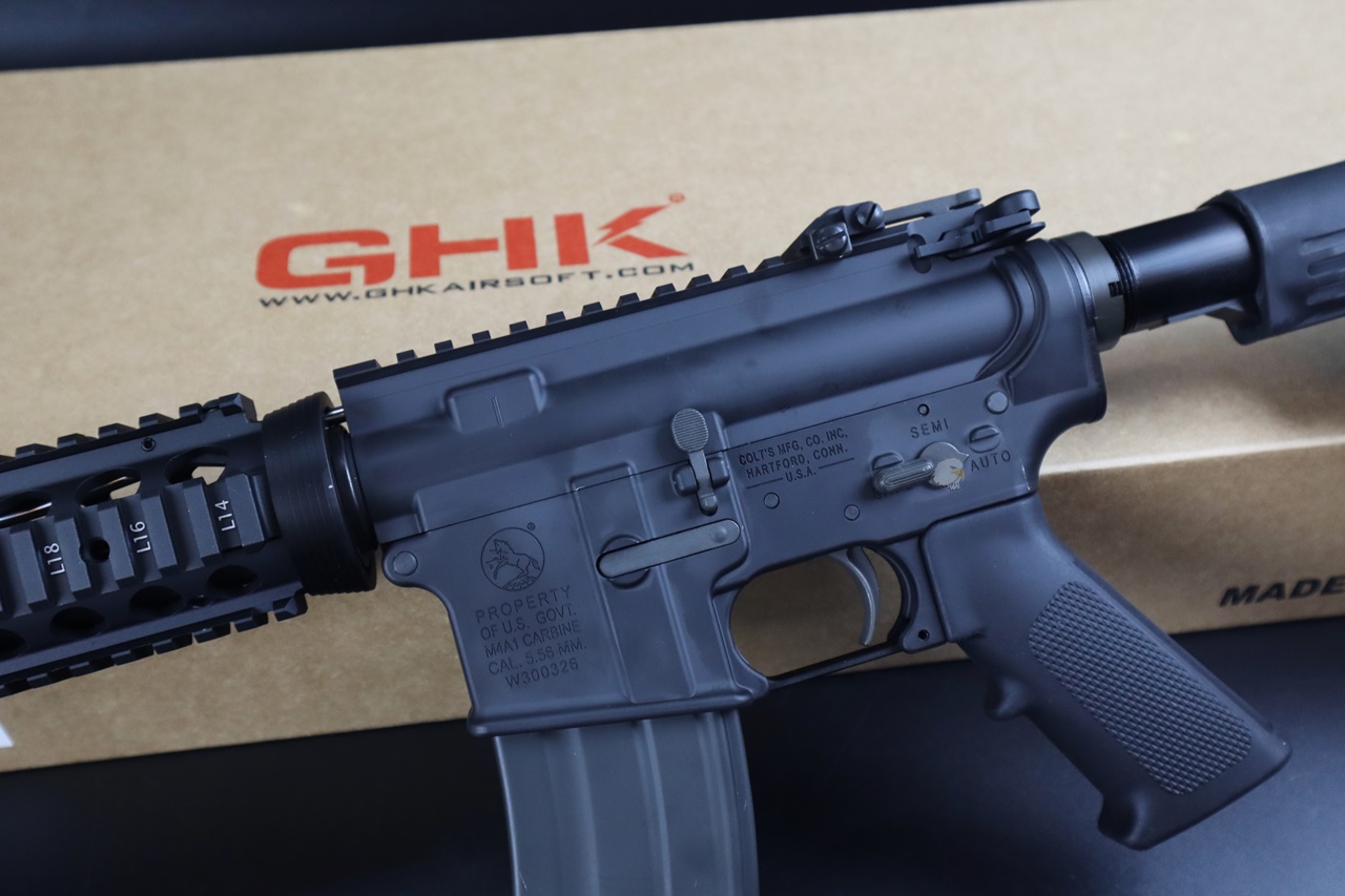 GHK瓦斯步枪-M4 14.5 COLT V3 GBB-Colt小马授权瓦斯步枪图4