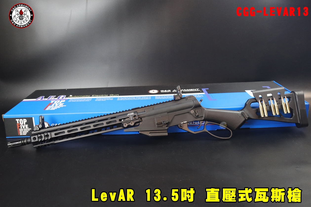 G&G-GBB现代化马枪-LevAR13.5吋直压式瓦斯枪-CGG-LEVAR13全金属杠杆步枪图1