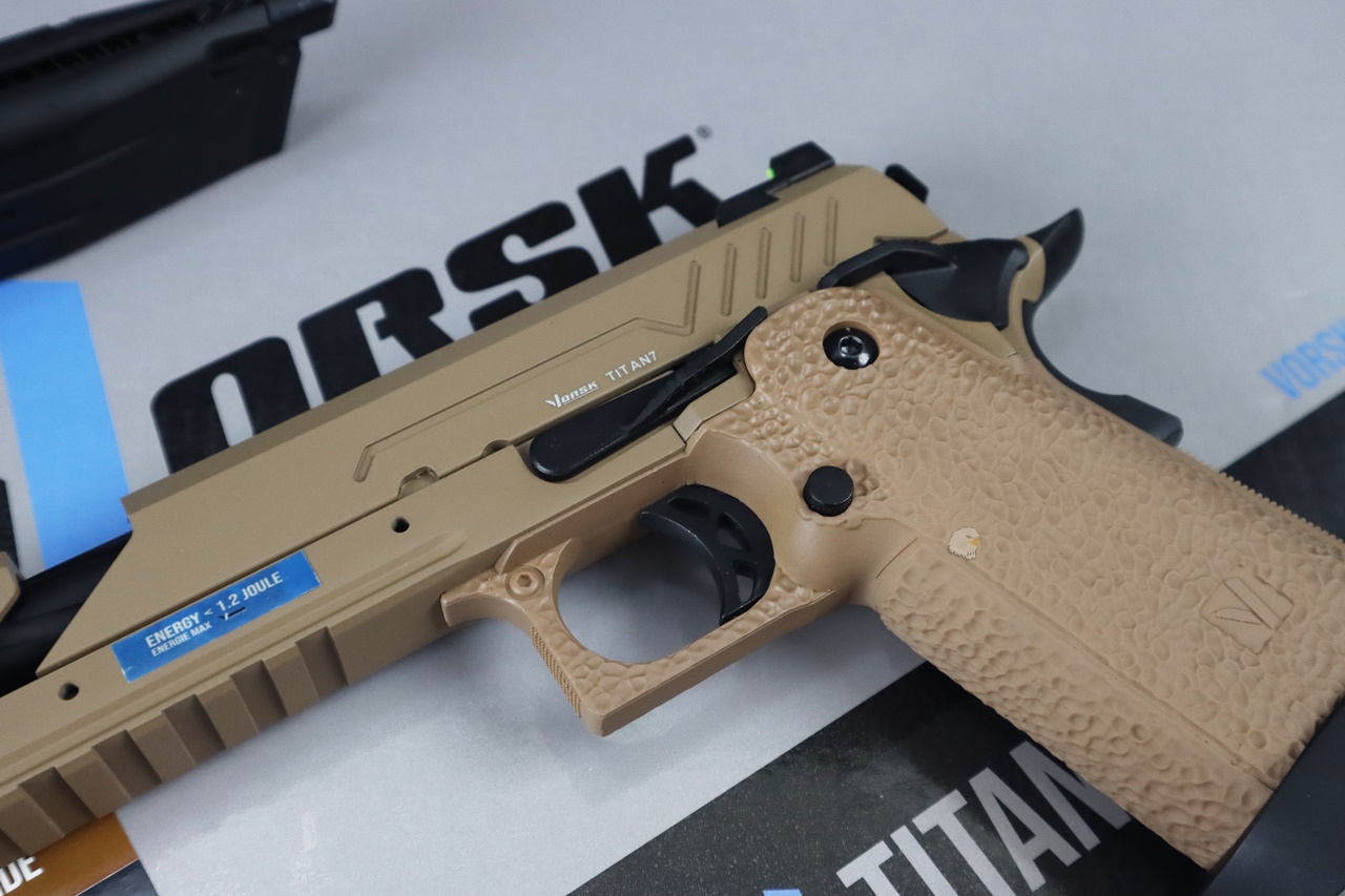VORSK瓦斯手枪-Hi-Capa 7.0 TITAN(TAN)瓦斯枪图10