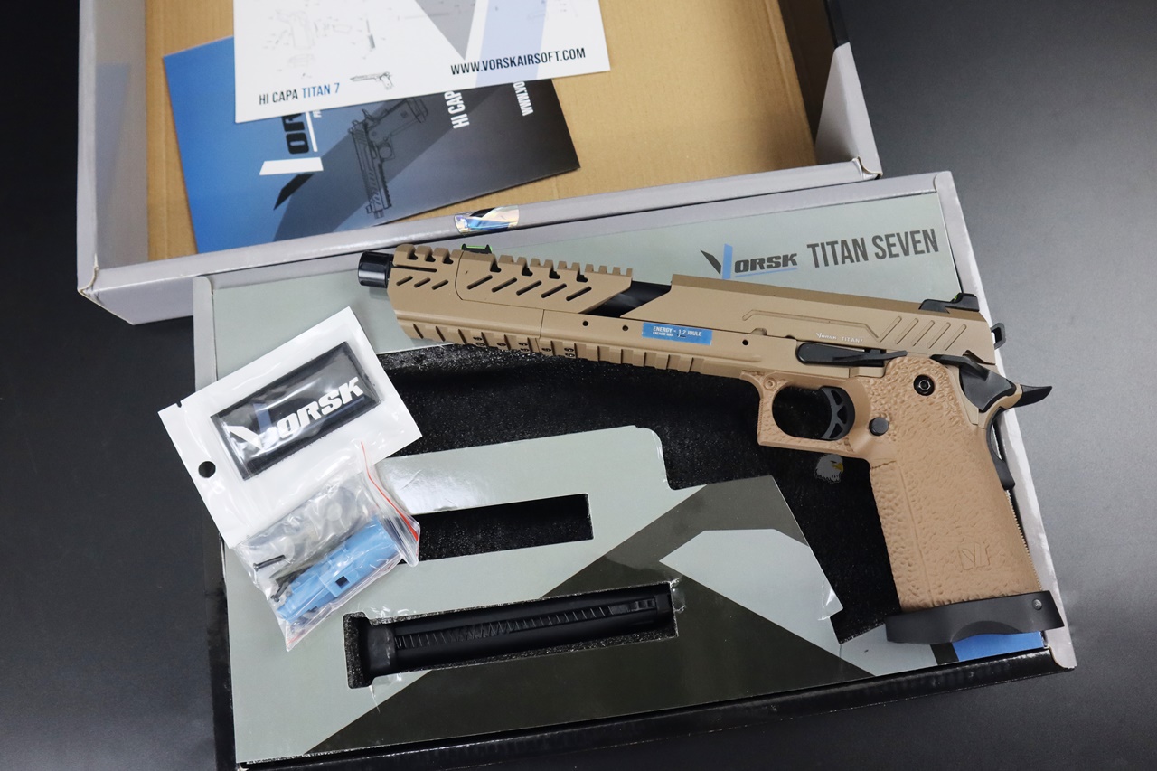 VORSK瓦斯手枪-Hi-Capa 7.0 TITAN(TAN)瓦斯枪图2