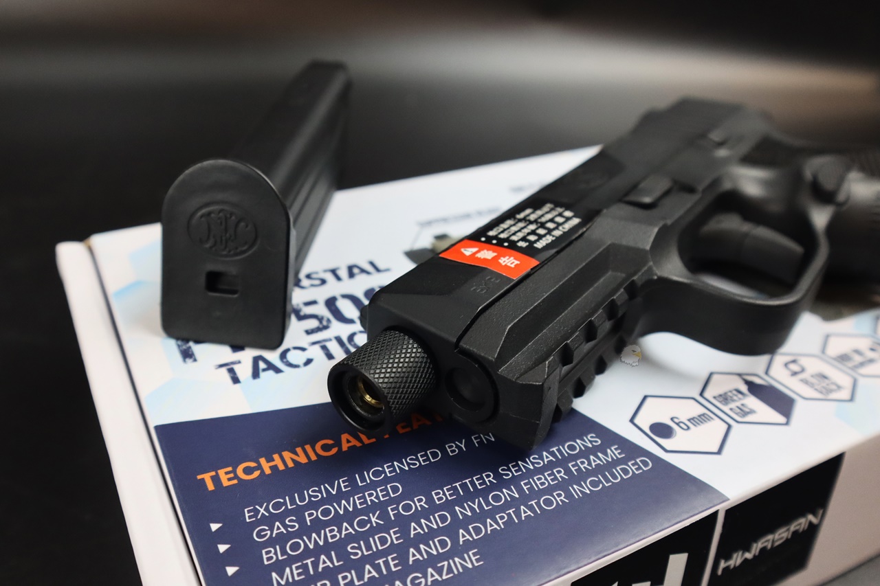 EMG CYBERGUN FN 509瓦斯手枪-双鹰授权刻字GBB瓦斯手枪图6