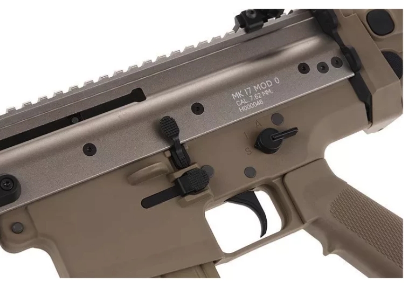 WE SCAR-H V3瓦斯步枪-MK17 GBB步枪-刀疤全金属后座力长枪图2