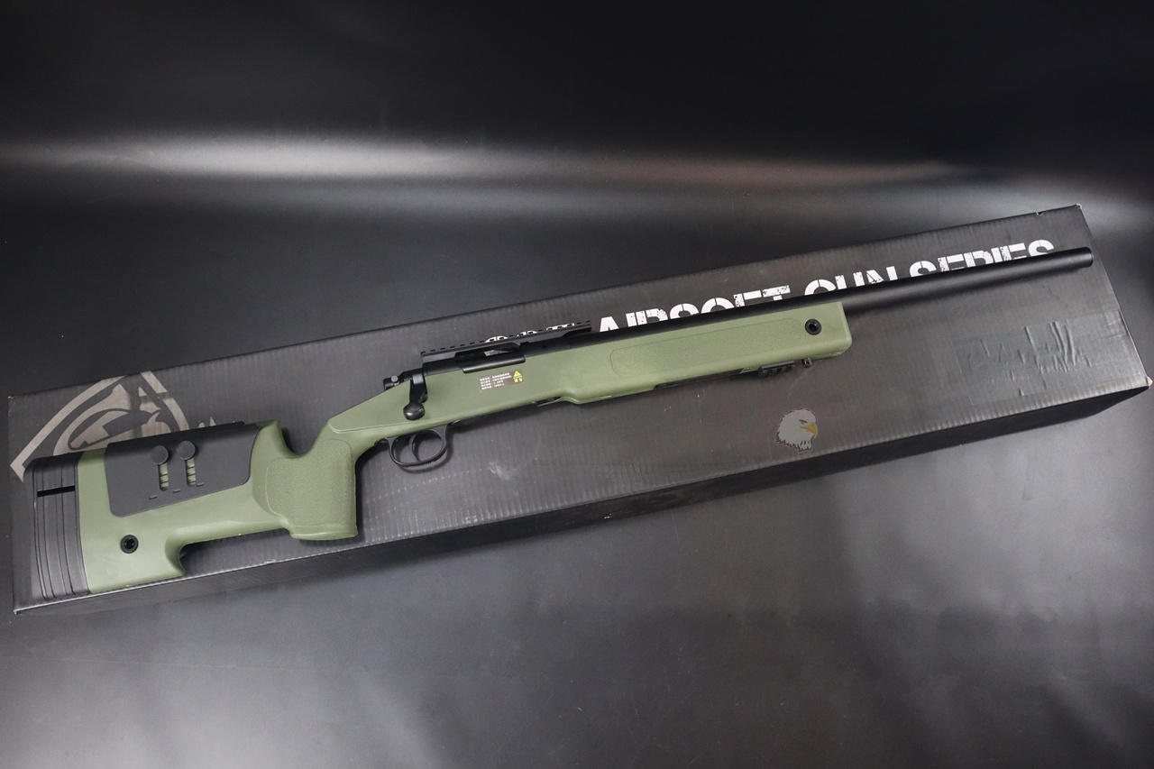 S&T M40A3空气上膛步枪-DM-G21A3OD绿色手拉空气狙击枪图3