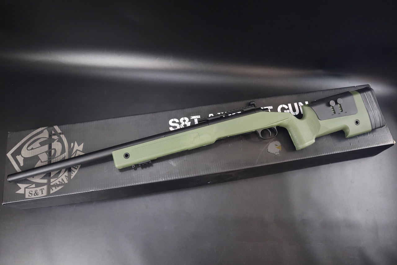 S&T M40A3空气上膛步枪-DM-G21A3OD绿色手拉空气狙击枪图2