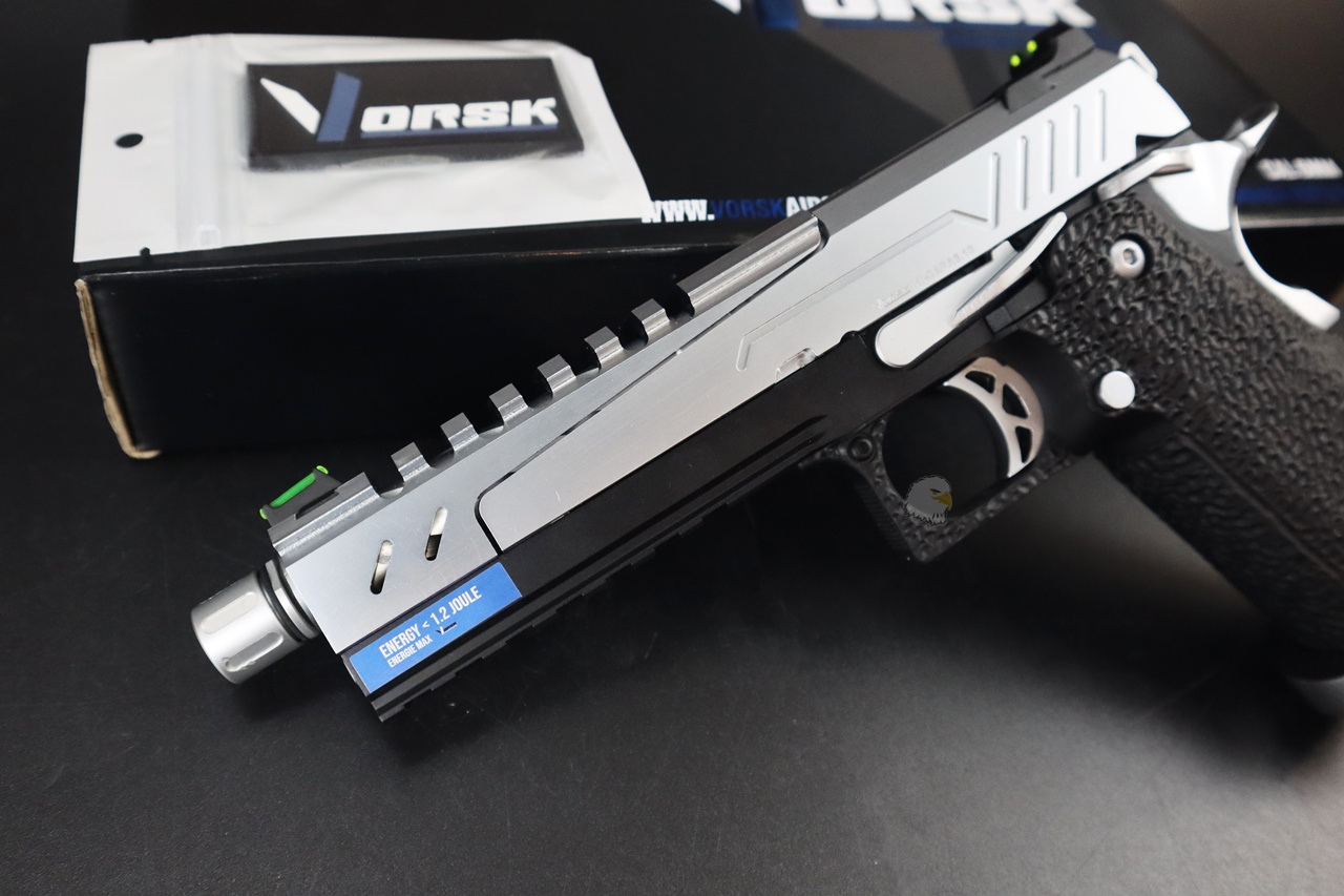 VORSK Hi-Capa 5.1S瓦斯手枪-Silver GBB 气动手枪-(黑.银)VGP-02-31瓦斯枪图3