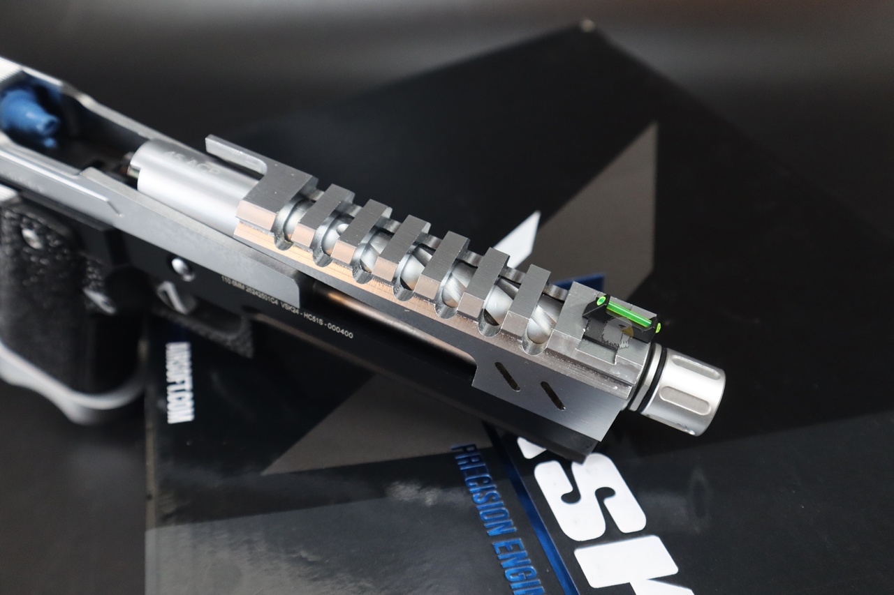 VORSK Hi-Capa 5.1S瓦斯手枪-Silver GBB 气动手枪-(黑.银)VGP-02-31瓦斯枪图7