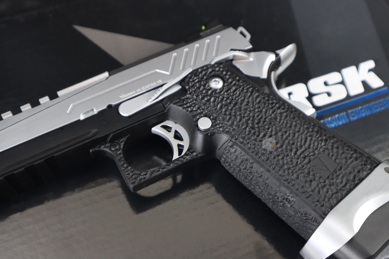 VORSK Hi-Capa 5.1S瓦斯手枪-Silver GBB 气动手枪-(黑.银)VGP-02-31瓦斯枪图9