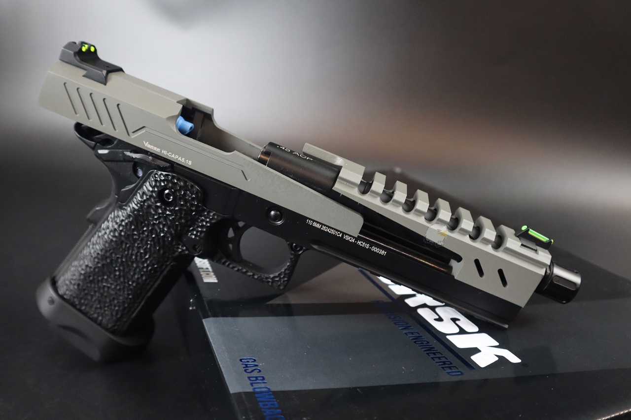 VGP-02-29瓦斯枪-VORSK Hi-Capa 5.1S瓦斯手枪-(Grey)GBB气动手枪图6