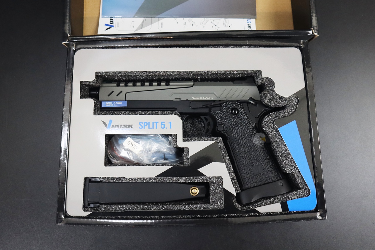 VGP-02-29瓦斯枪-VORSK Hi-Capa 5.1S瓦斯手枪-(Grey)GBB气动手枪图2