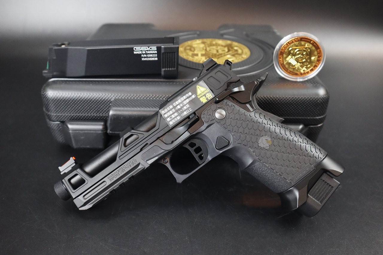 G&G 2024 CP MK3瓦斯枪-SPT45 PRO瓦斯枪-黑色Hi-Capa GBB手枪图3