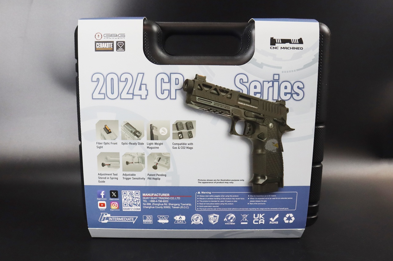 G&G 2024 CP瓦斯手枪-SPT45 PRO双弹匣瓦斯枪-Hi-Capa GBB手枪图3