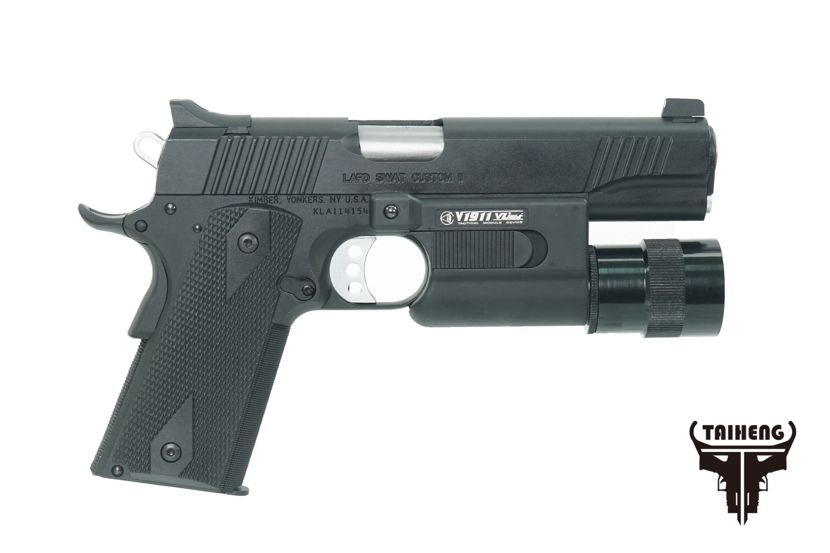 谜版Kimber 1911 LAPD SWA瓦斯枪-TCustom TLEII GBB VFC系统瓦斯枪图2