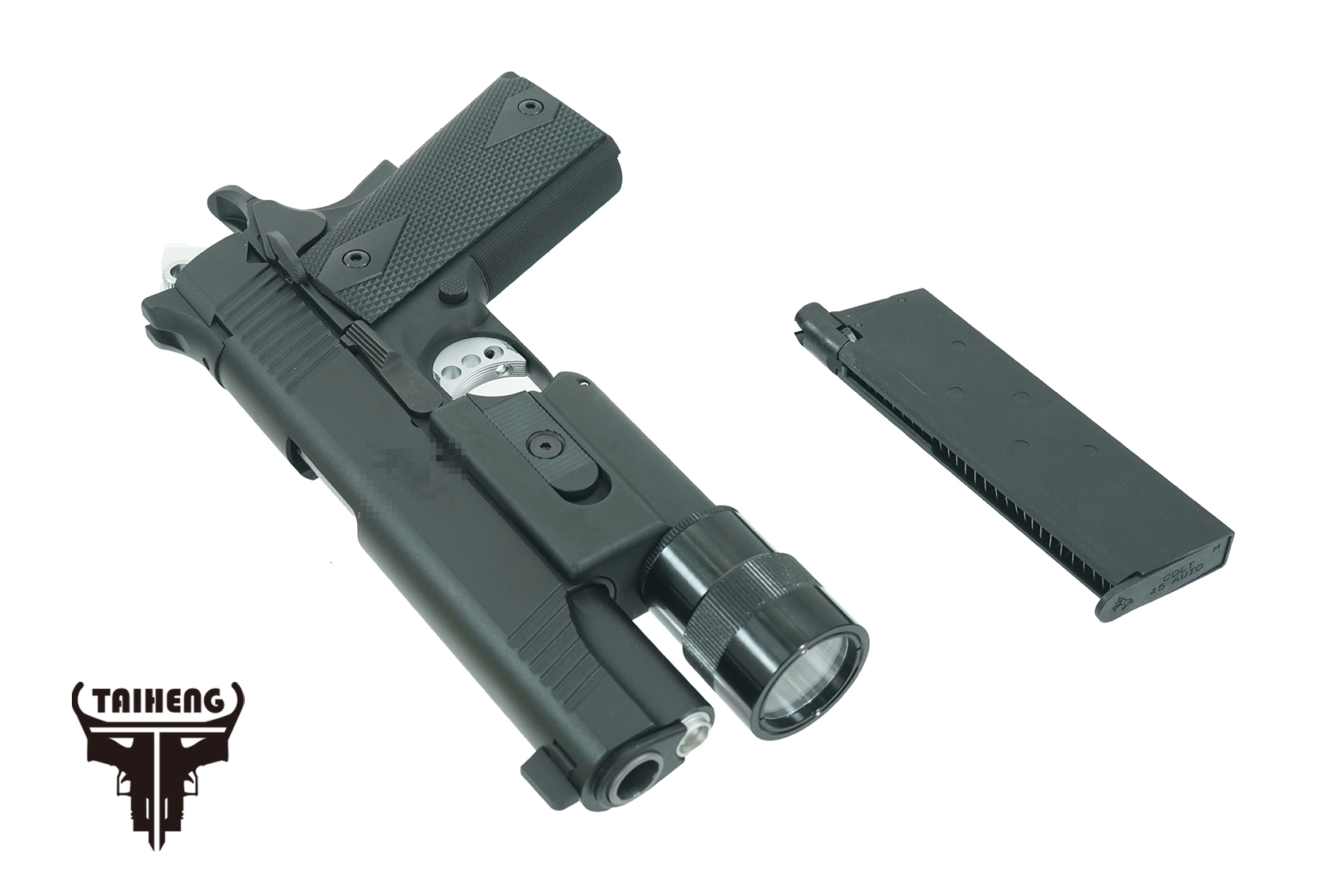 谜版Kimber 1911 LAPD SWA瓦斯枪-TCustom TLEII GBB VFC系统瓦斯枪图6