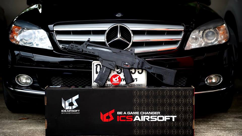 ICS(双色)电动步枪-AAR SFS狙击折叠托长枪-生存游戏电动枪图20