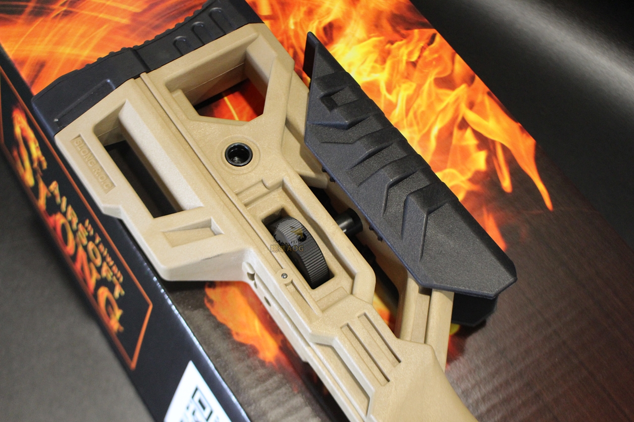 SLONG神龙(沙)短版战术手拉狙击枪-TSR-100 CQB TAN VSR空气狙击枪图4