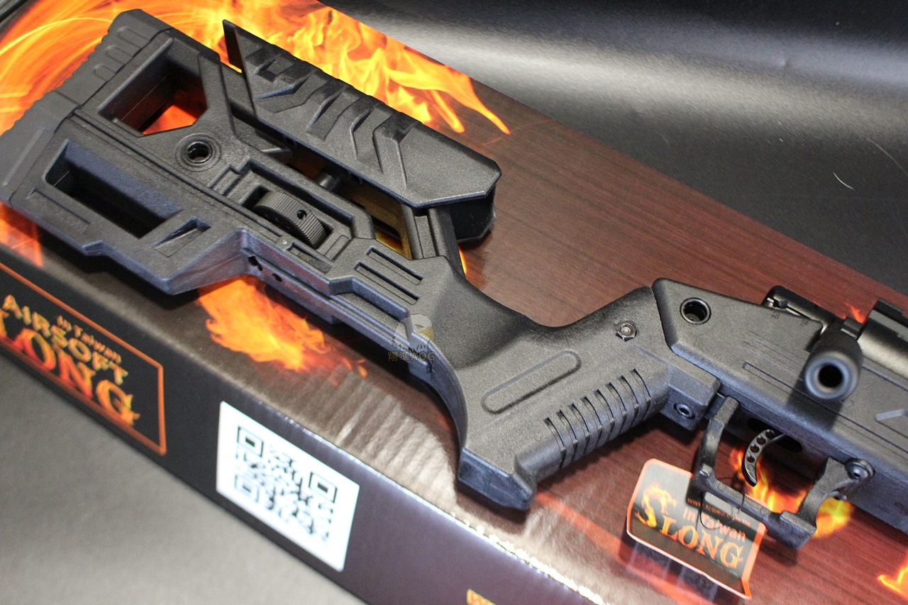 SLONG神龙(黑)短版战术手拉狙击枪-TSR-100 CQB TAN VSR空气狙击枪图6